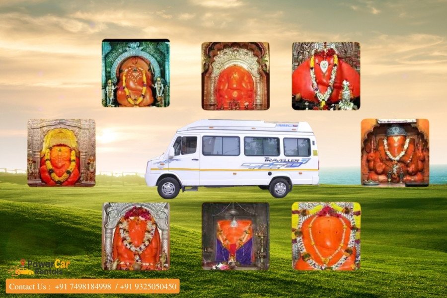Pune to Ashtavinayak Darshan Tempo Traveller